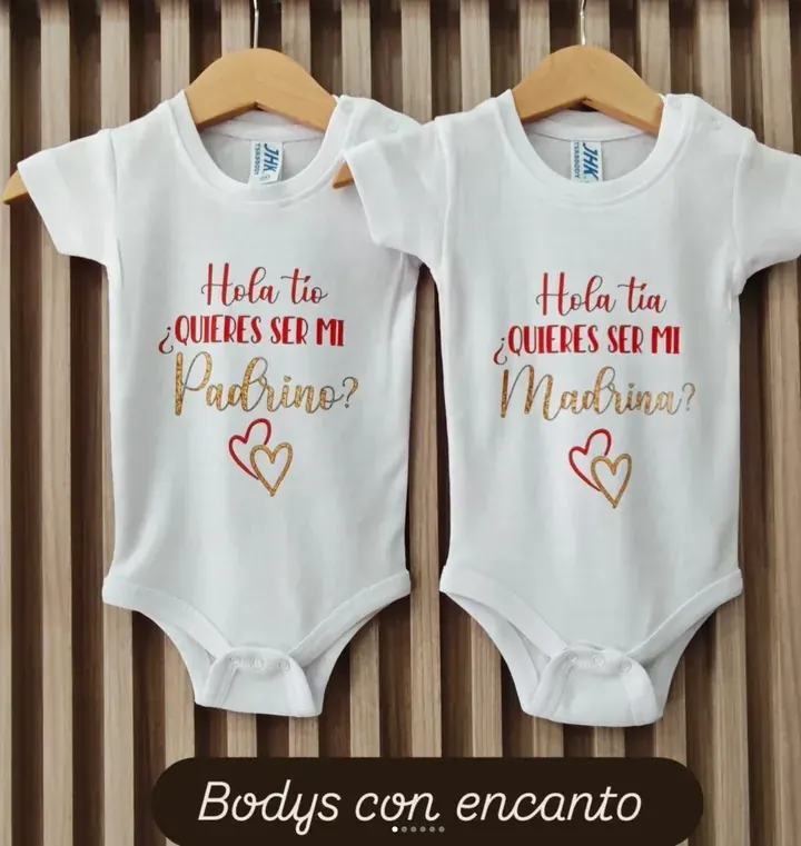 Bodys personalizados para bebé